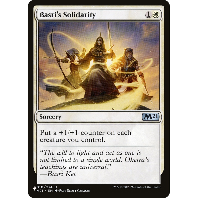 Basri's Solidarity [The List]