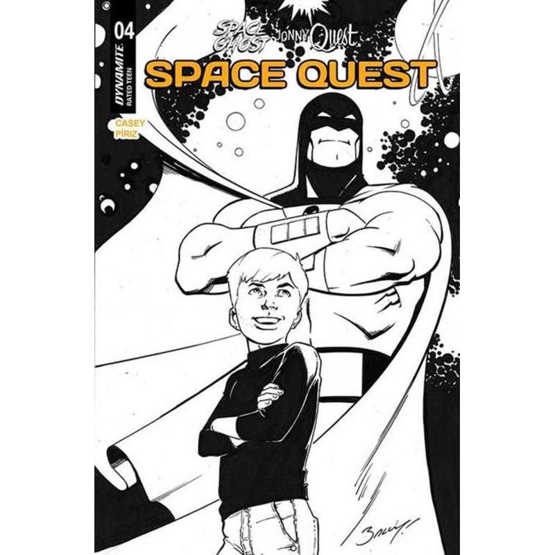 Space Ghost Jonny Quest Space Quest #3 Cover J 1 in 10 Mark Bagley Line Art Variant