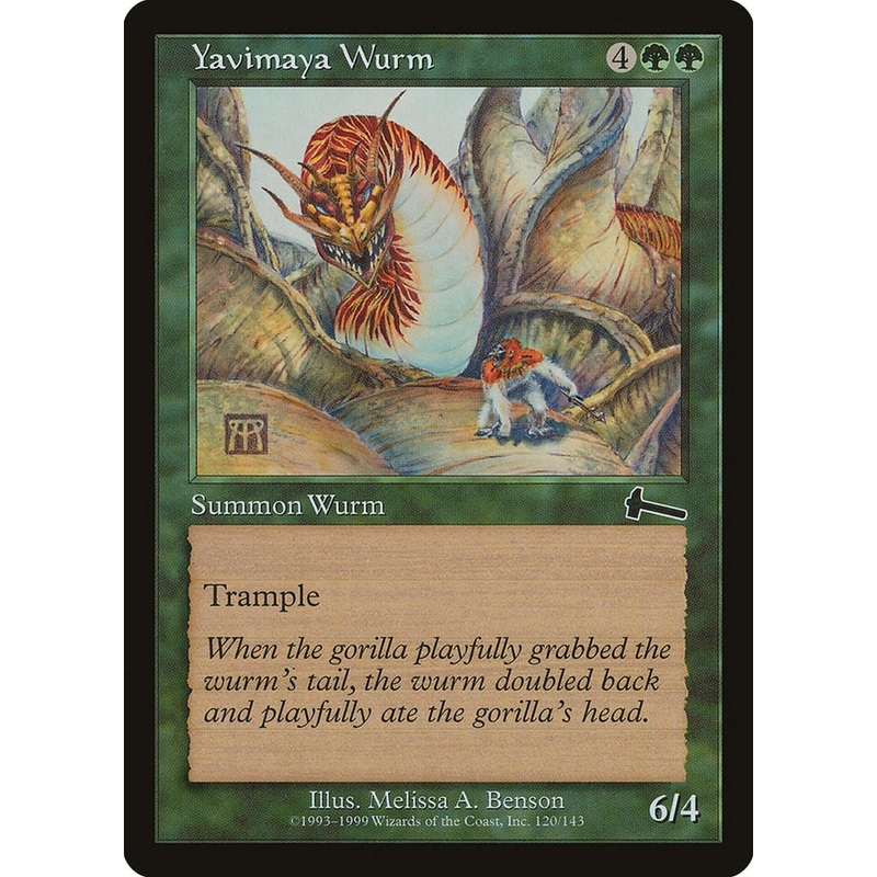 Yavimaya Wurm [ULG - 120] Near Mint English Normal