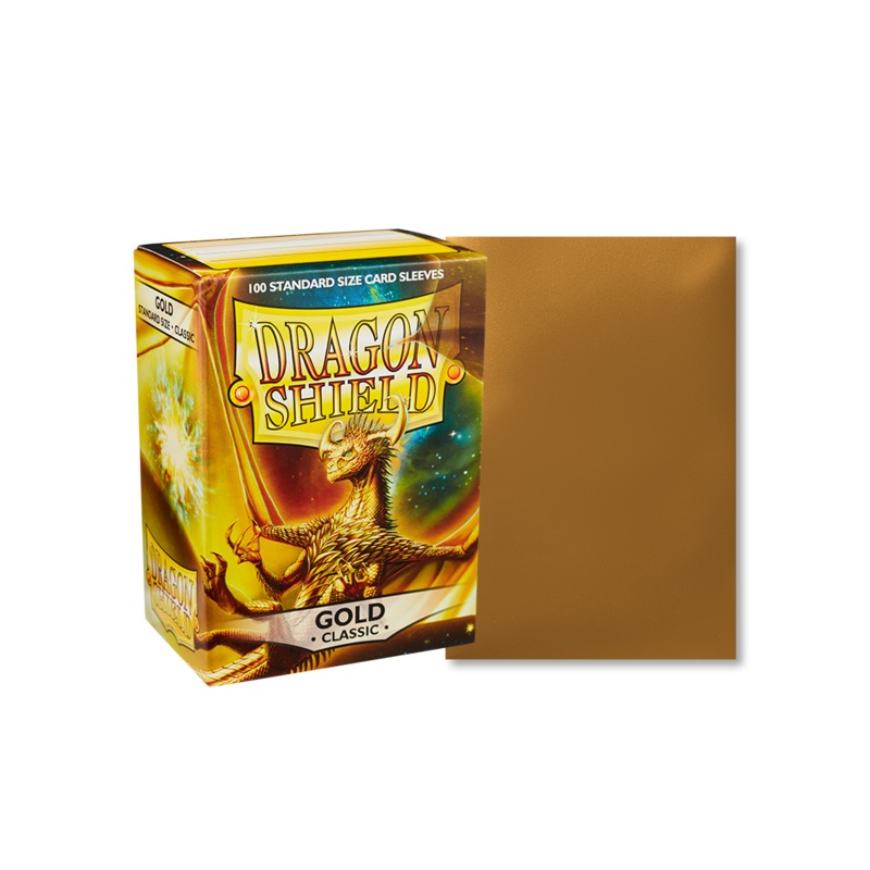Dragon Shields: (100) Classic Gold