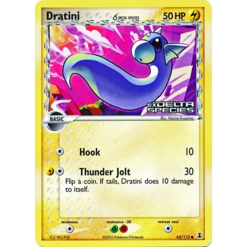 Dratini (65/113) (Delta Species) (Stamped) [EX: Delta Species]