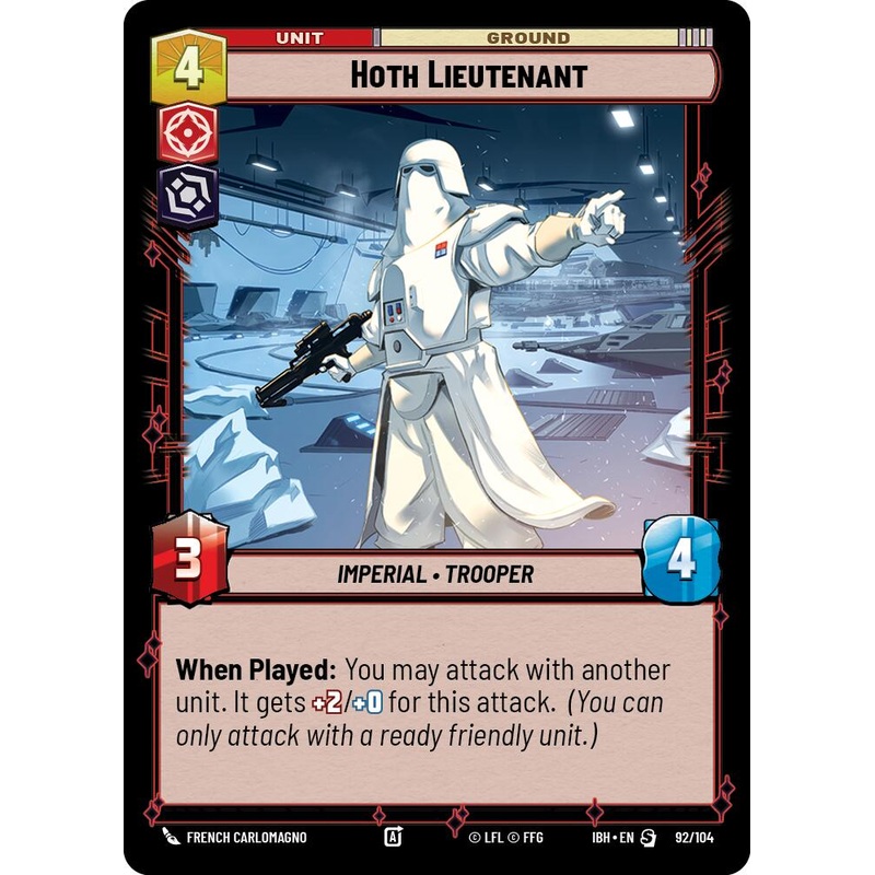 Hoth Lieutenant (92/104) (92/104) [Intro Battle: Hoth]