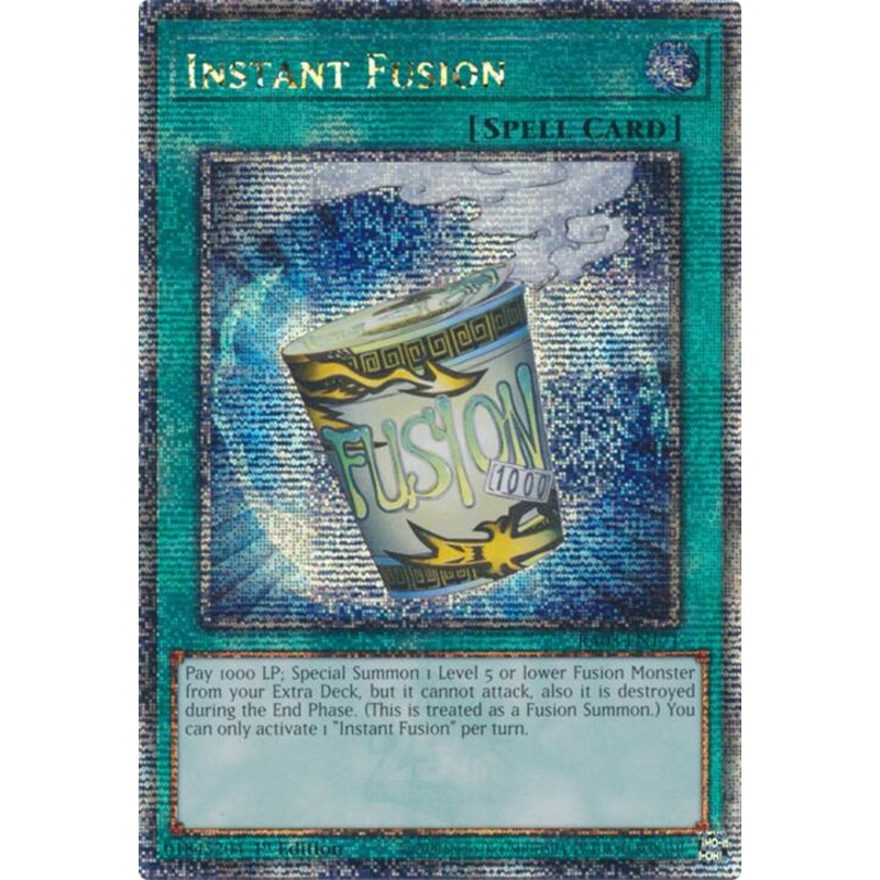 Instant Fusion (Quarter Century Secret Rare) [RA03-EN171] Quarter Century Secret Rare