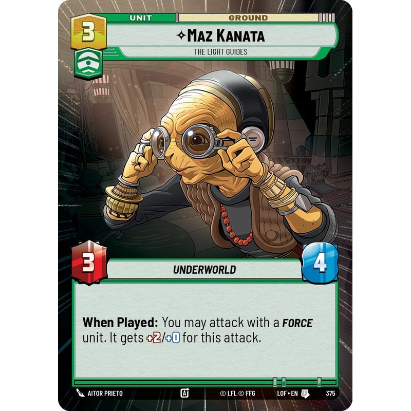Maz Kanata - The Light Guides (375) (Hyperspace) (375) [Legends of the Force]