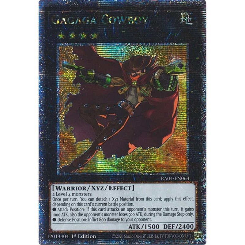 Gagaga Cowboy [RA04-EN064] Quarter Century Secret Rare