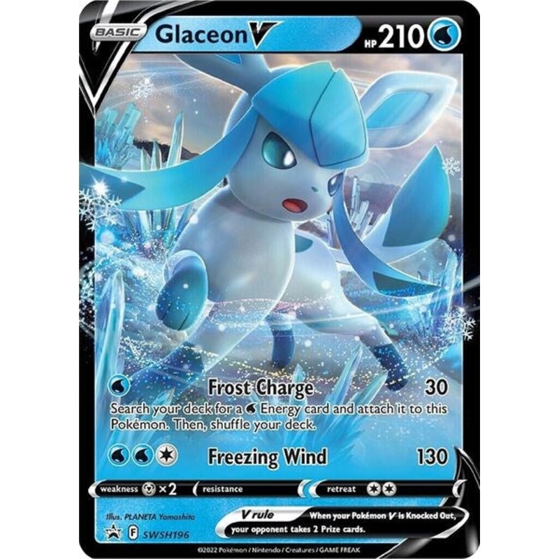 Glaceon V - SWSH196 [SWSD - SWSH196] Near Mint English Holofoil
