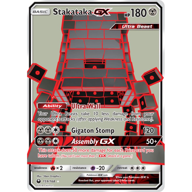 Stakataka GX (159/168) [Sun & Moon: Celestial Storm]