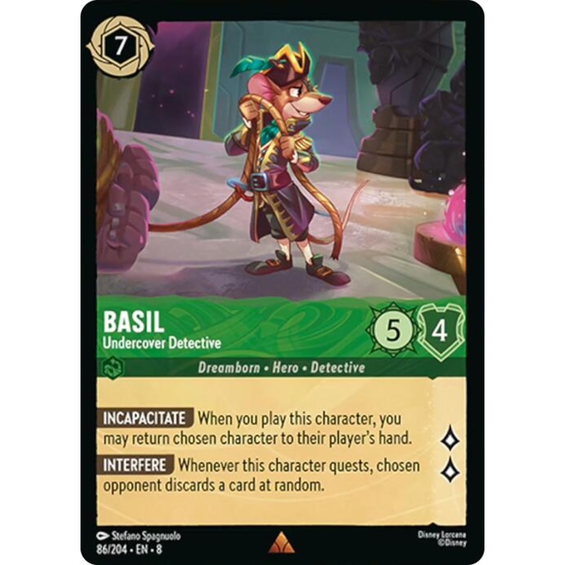 Basil - Undercover Detective [8 - 86/204] Near Mint English Normal