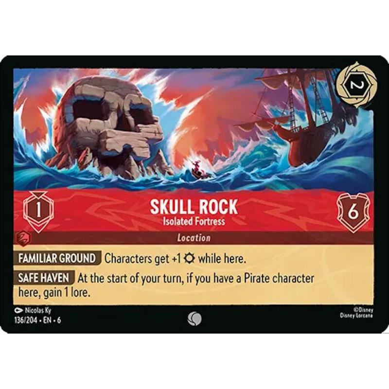 Skull Rock - Isolated Fortress [6 - 136] Near Mint English Normal