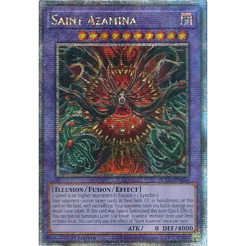 Saint Azamina (Quarter Century Secret Rare) [SUDA-EN036] Quarter Century Secret Rare