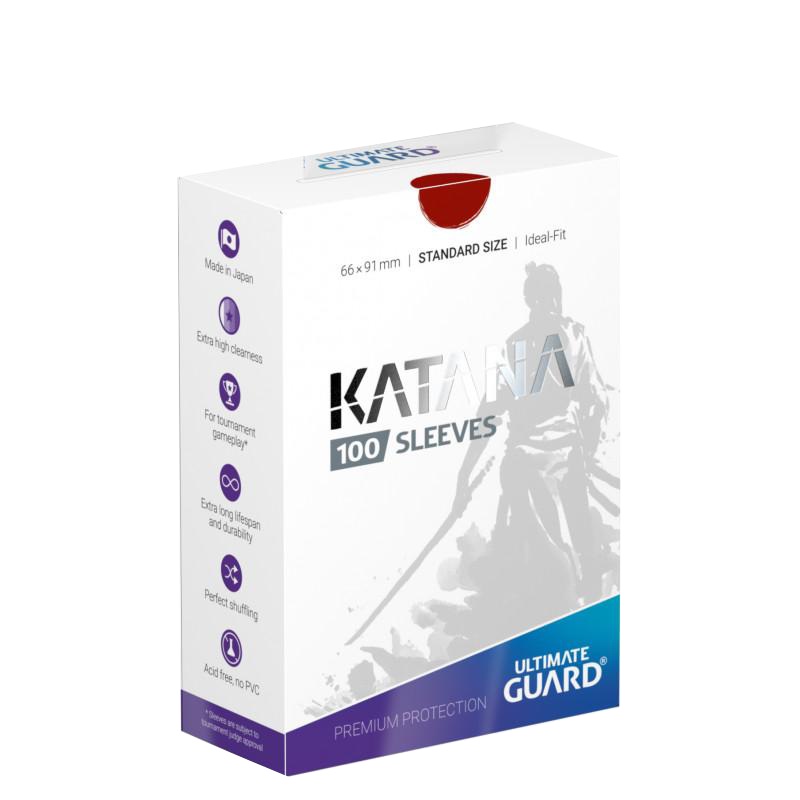 Ultimate Guard Sleeves Katana Red 100-Count