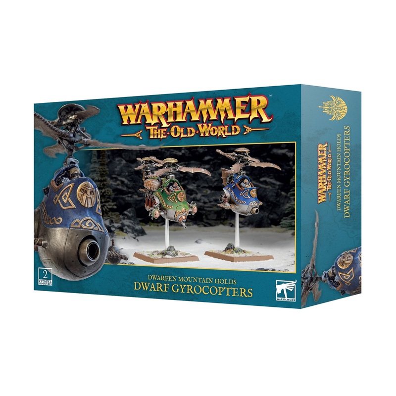 Warhammer The Old World Dwarfen Mountain Holds Gyrocopters & Gyrobombers