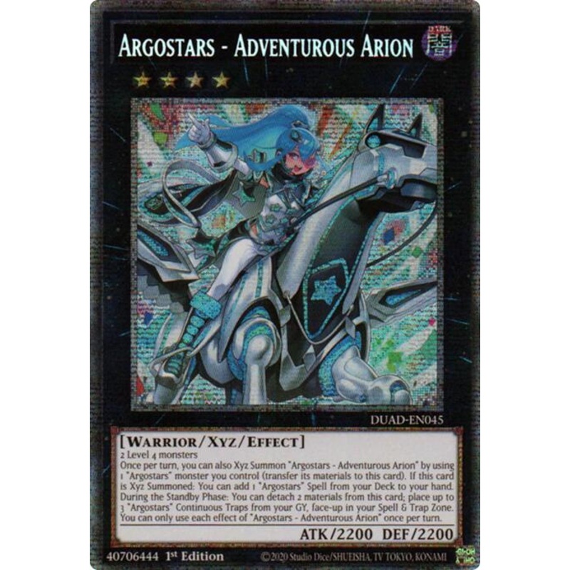 Argostars - Adventurous Arion (Starlight Rare) [DUAD-EN045] Starlight Rare