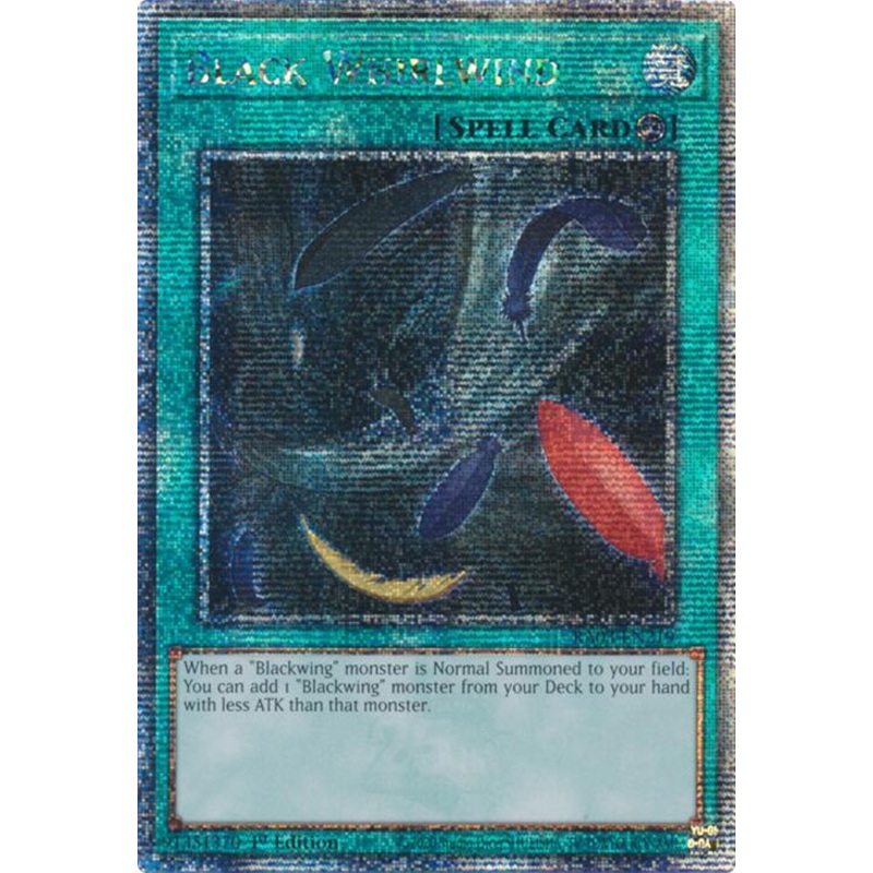 Black Whirlwind (Quarter Century Secret Rare) [RA03-EN219] Quarter Century Secret Rare