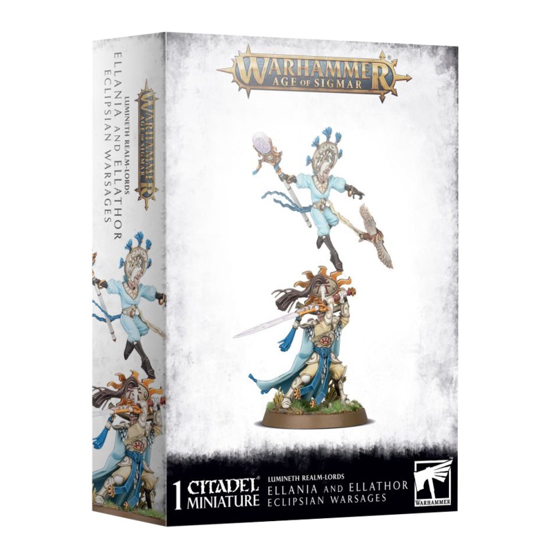 Warhammer Age of Sigmar: Lumineth Realm-Lords - Ellania & Ellathor Eclipsian Warsages
