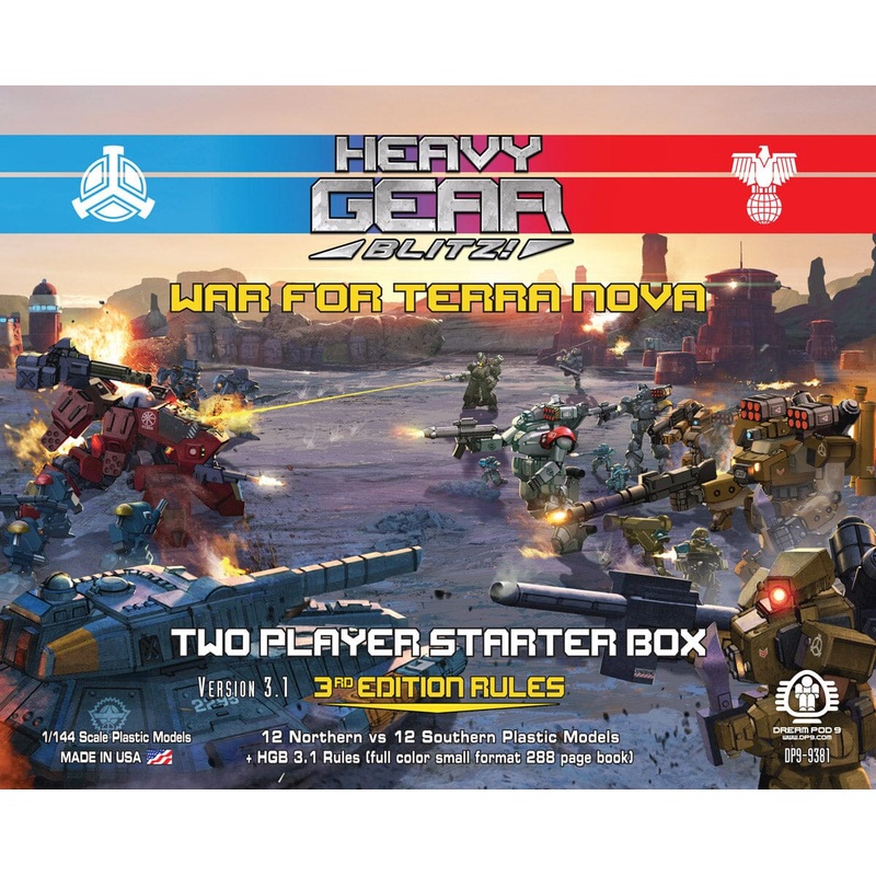 Heavy Gear Blitz: War for Terra Nova: 2 Player Starter Box (Version 3.1)