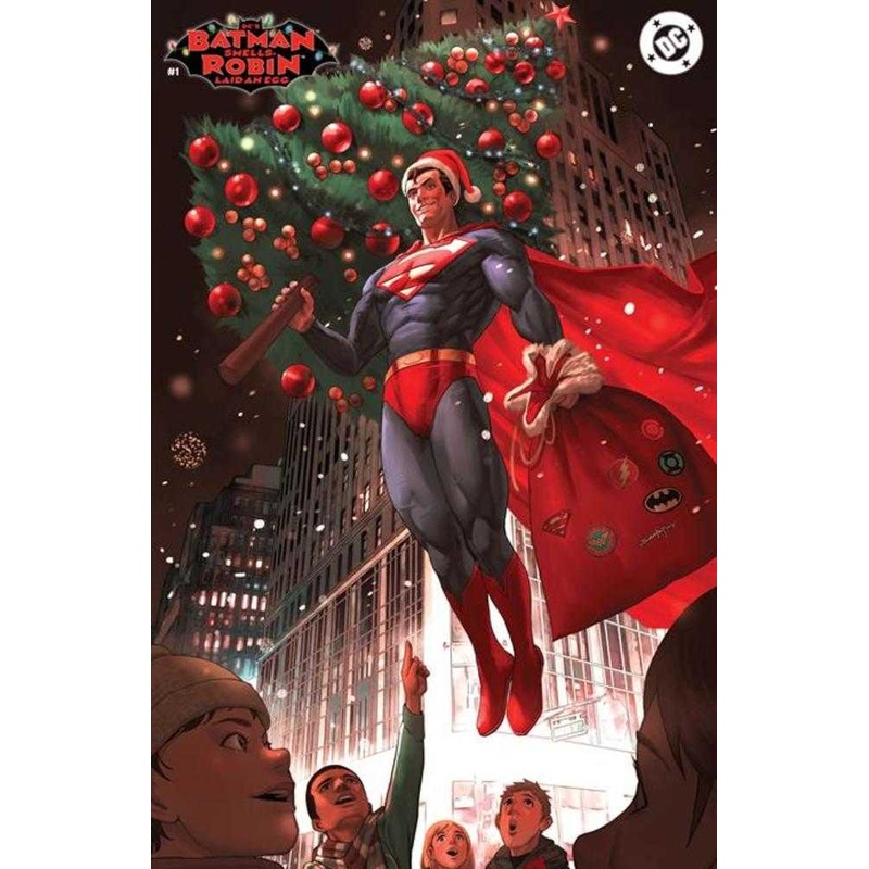 DC's Batman Smells, Robin Laid An Egg #1 (One Shot) Cover C Santa Fung Variant