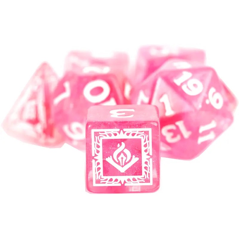 Sirius Dice D & D Adventure Dice Set Wizard: Fuchsia Dice