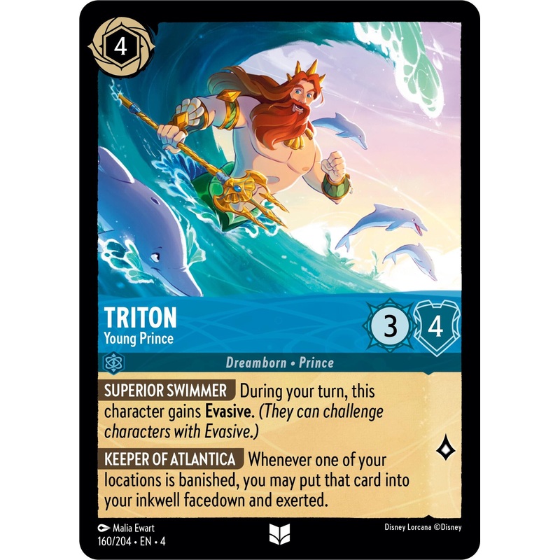 Triton - Young Prince [4 - 160] Near Mint English Normal