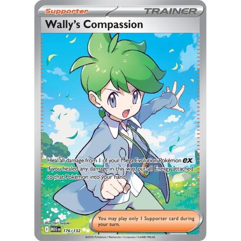 Wally's Compassion (176/132) [Mega Evolutions: Base Set]