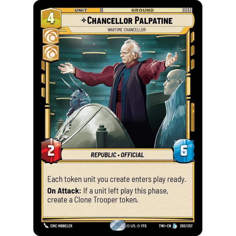 Chancellor Palpatine - Wartime Chancellor (203/257) (203/257) [Twilight of the Republic]