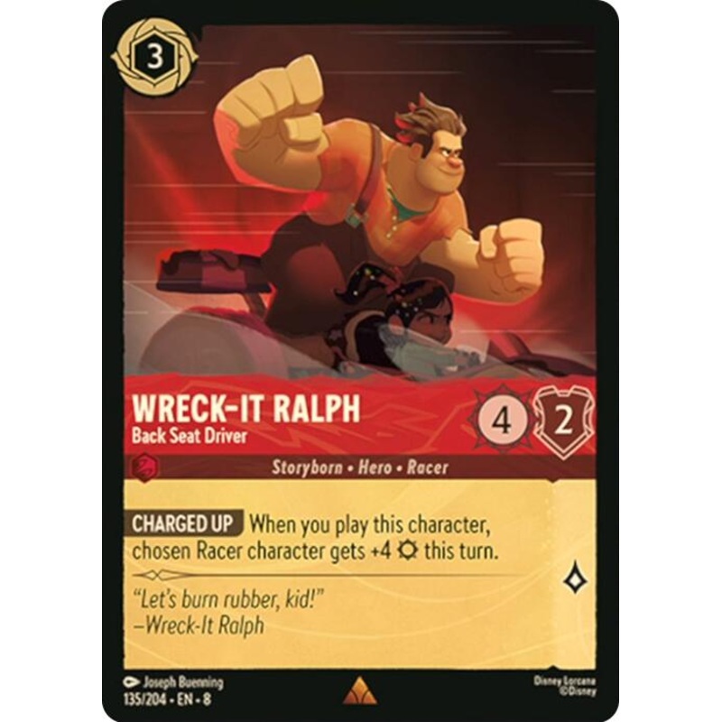 Wreck-It Ralph - Back Seat Driver [8 - 135/204] Near Mint English Normal