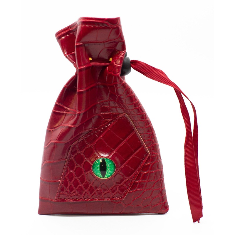 Dragon Eye RPG DnD Dice Bag: Red Dragon