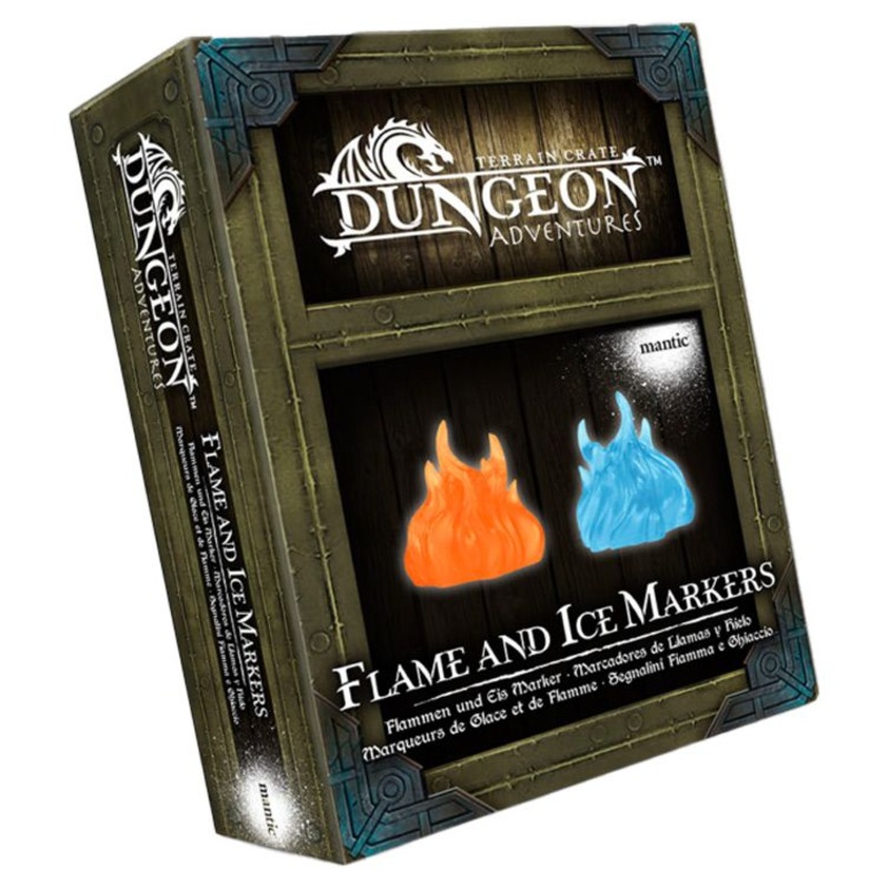 TerrainCrate: Dungeon Adventures: Flame and Ice Markers