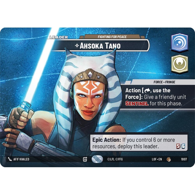Ahsoka Tano - Fighting For Peace (1007) (Showcase) (1007) [Legends of the Force]