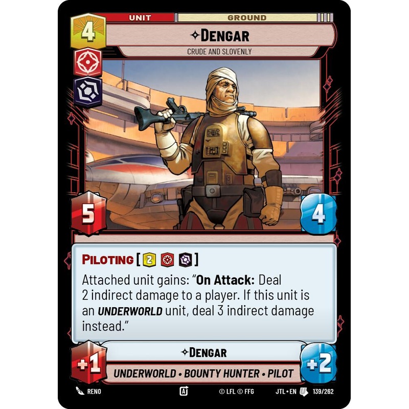 Dengar - Crude and Slovenly (139/262) (139/257) [Jump to Lightspeed]