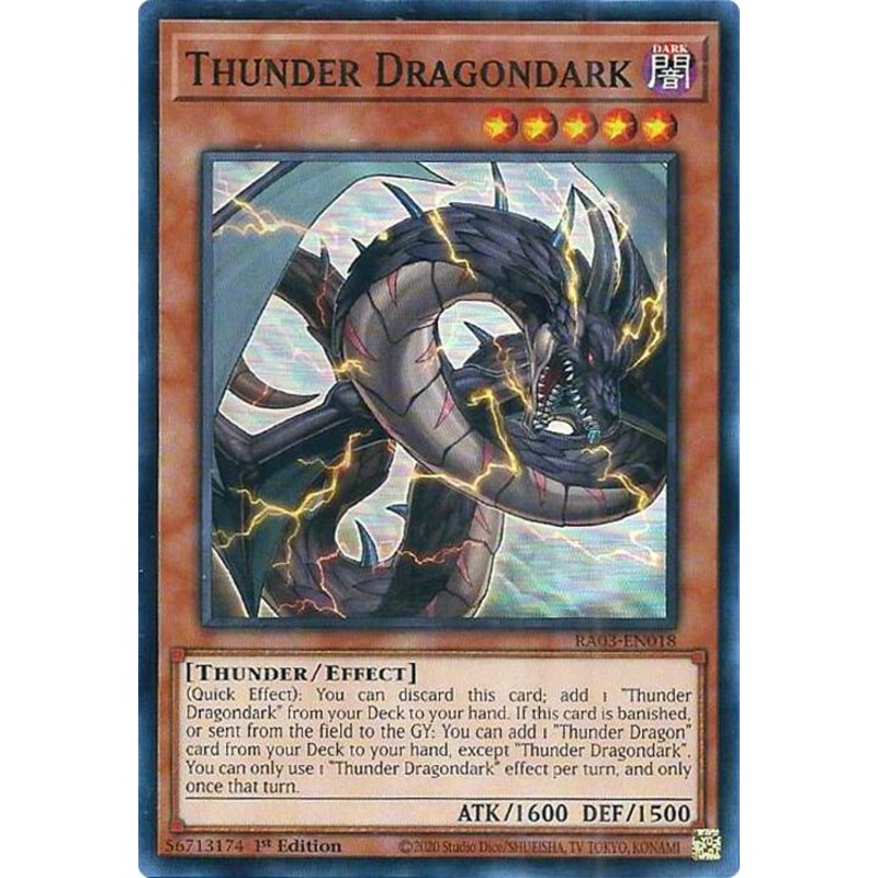 Thunder Dragondark [RA03-EN018] Super Rare