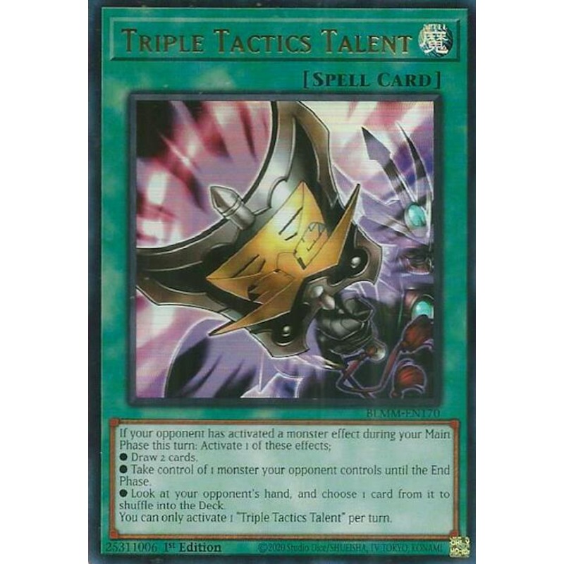 Triple Tactics Talent [BLMM-EN170] Ultra Rare