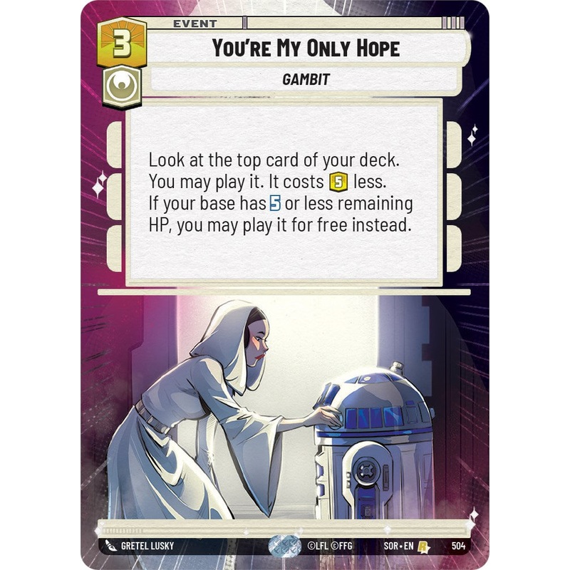 You're My Only Hope (Hyperspace) (504) [Spark of Rebellion]