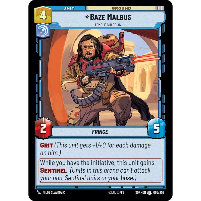 Baze Malbus - Temple Guardian (065/252) [Spark of Rebellion]