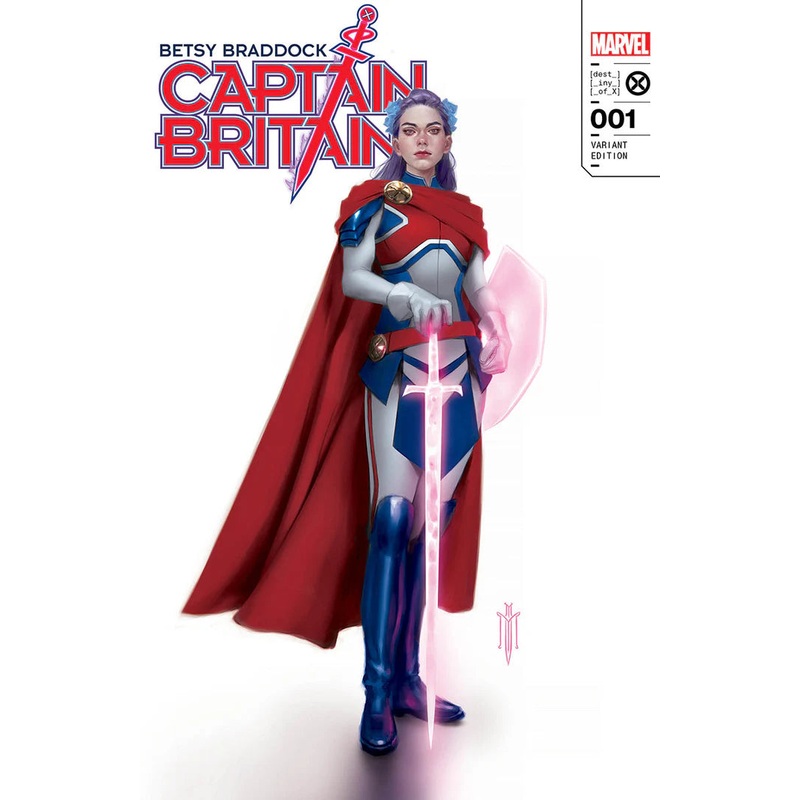 Betsy Braddock Captain Britain #1 Unknown Comics Miguel Mercado Exclusive Vogue Variant