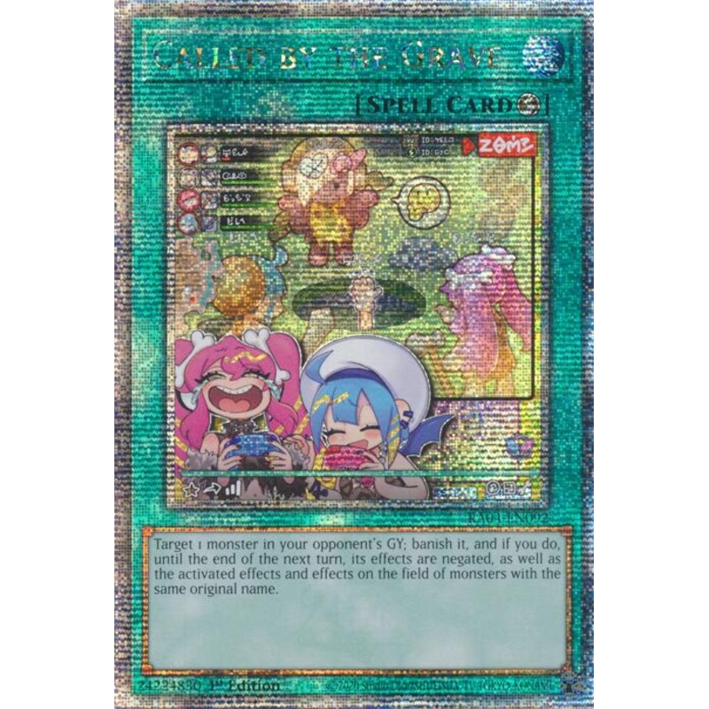 Called by the Grave (New Art) [RA04-EN092] Quarter Century Secret Rare
