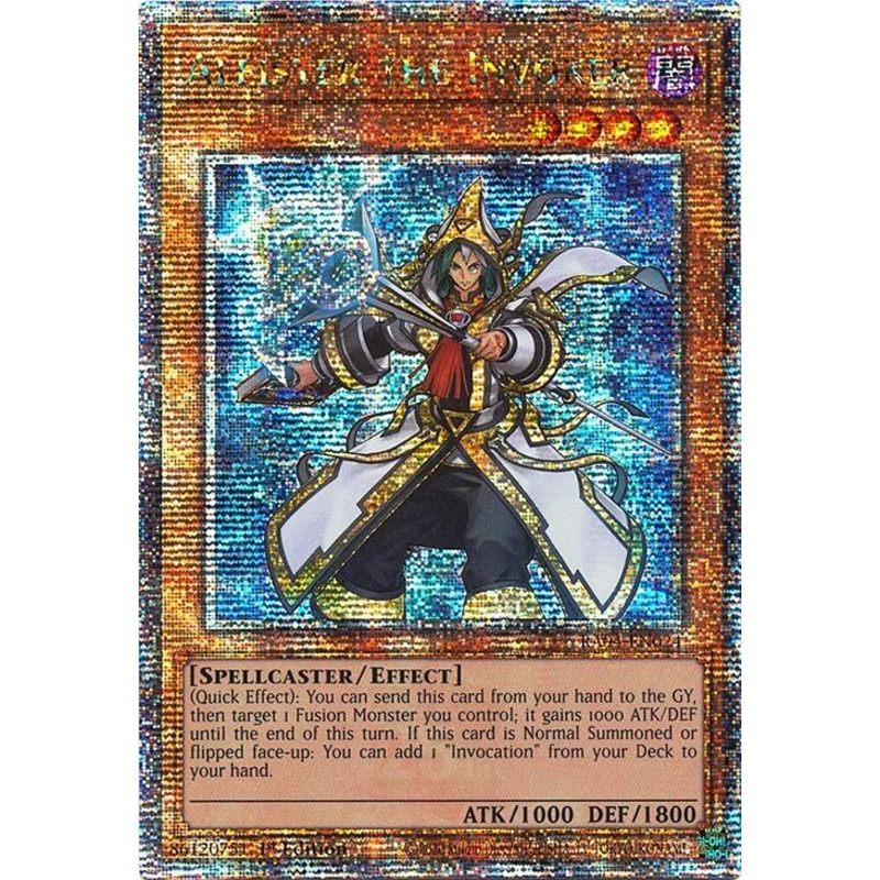 Aleister the Invoker (Alternate Art) [RA04-EN024] Quarter Century Secret Rare