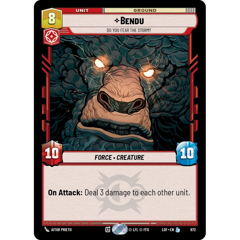 Bendu - Do You Fear the Storm? (672) (Foil) (672) [Legends of the Force]