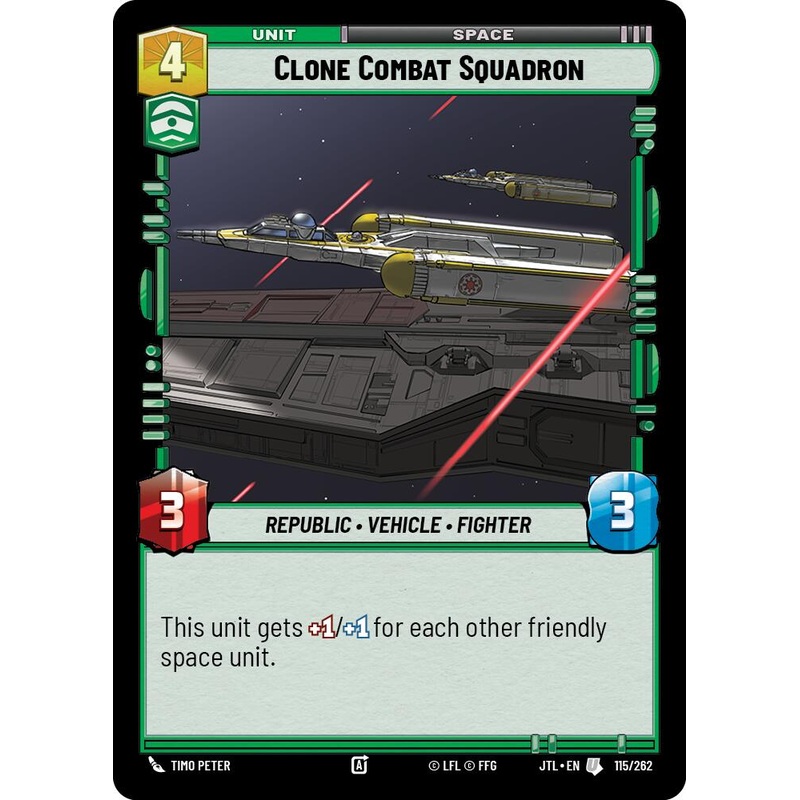 Clone Combat Squadron (115/262) (115/262) [Jump to Lightspeed]