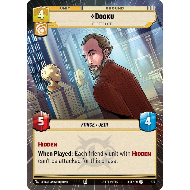 Dooku - It Is Too Late (475) (Hyperspace) (475) [Legends of the Force]