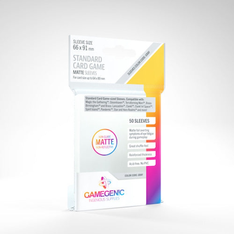 Gamegenic: Matte Standard Card Game Sleeves 66 x 91 mm