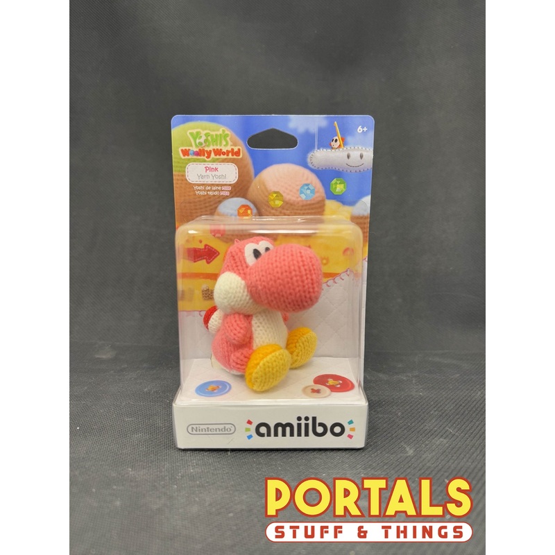 Nintendo amiibo: Yoshi's Wooly World - Pink Yarn Yoshi