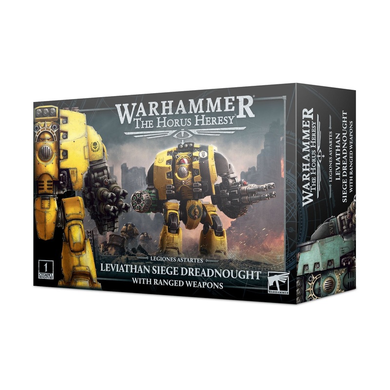 Horus Heresy Legiones Astartes Leviathan Dreadnought With Ranged Weapons