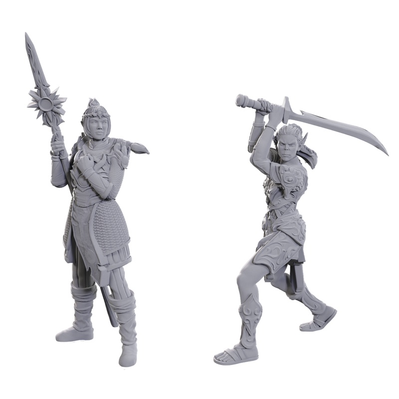 D&D Nolzur's Marvelous Miniatures Special Edition Baldur's Gate 3 - Lae'zel & Shadowheart