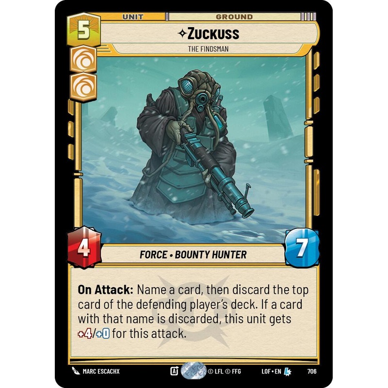Zuckuss - The Findsman (706) (Foil) (706) [Legends of the Force]