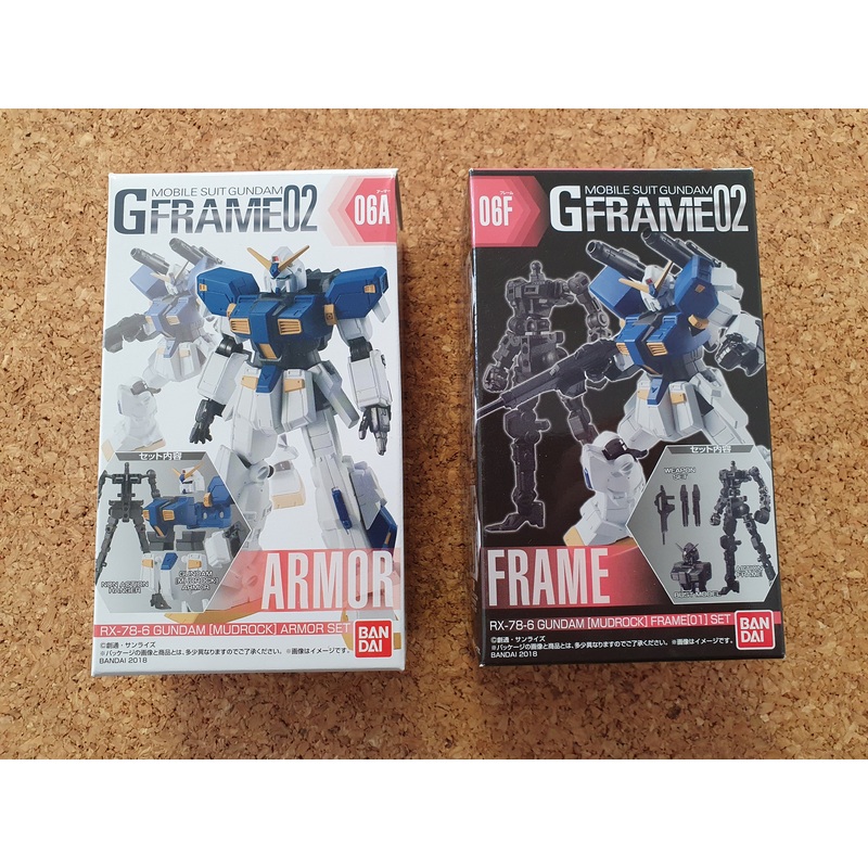 Mobile Suit Gundam G Frame 02 RX-78-6 Gundam [Mudrock] Armor and Frame Set