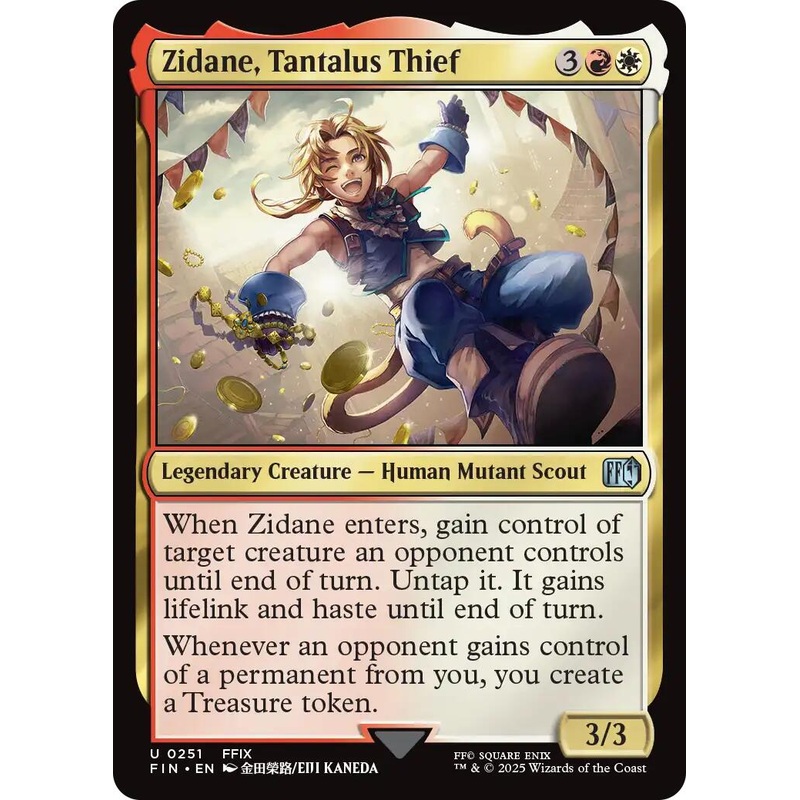 Zidane, Tantalus Thief [FIN - 251] Near Mint English Foil