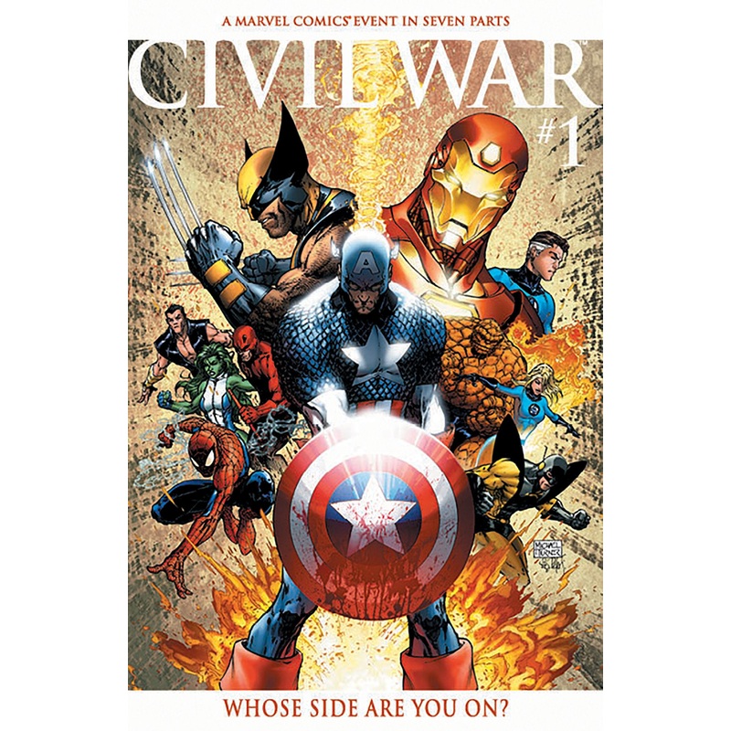 Civil War #1 Facsimile Edition Michael Turner Foil Variant