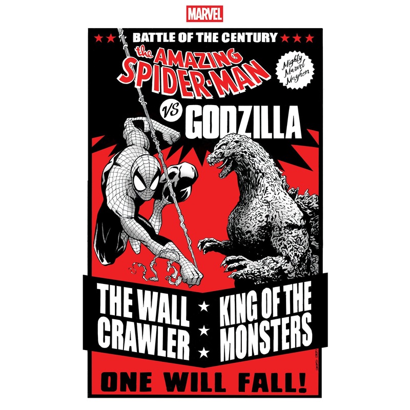 Godzilla vs. Spider-Man #1 Lee Garbett Versus Variant