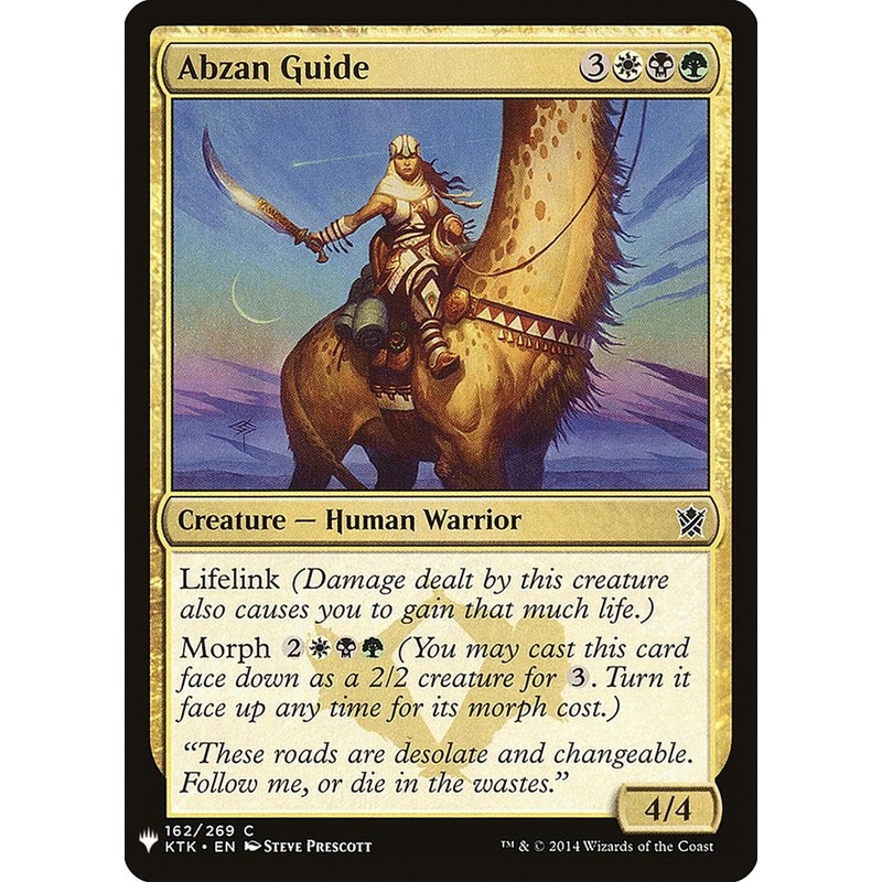Abzan Guide [LIST - 162] Lightly Played English Normal